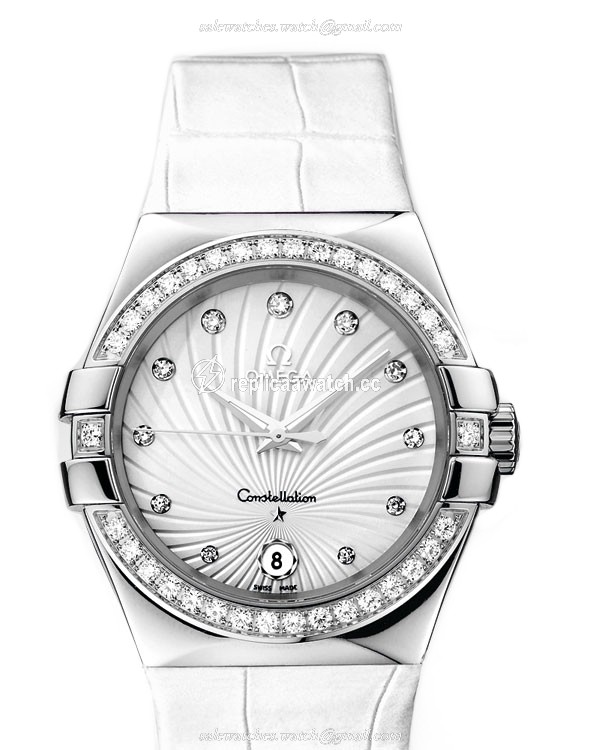 123.18.35.60.52.001 Omega Constellation Ladies Quartz 35 MM