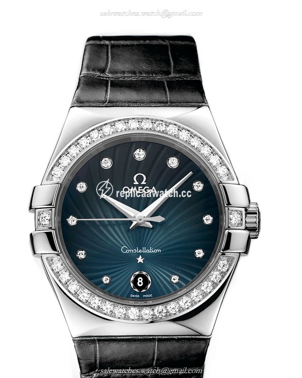 123.18.35.60.56.001 Omega Constellation Ladies Quartz 35 MM
