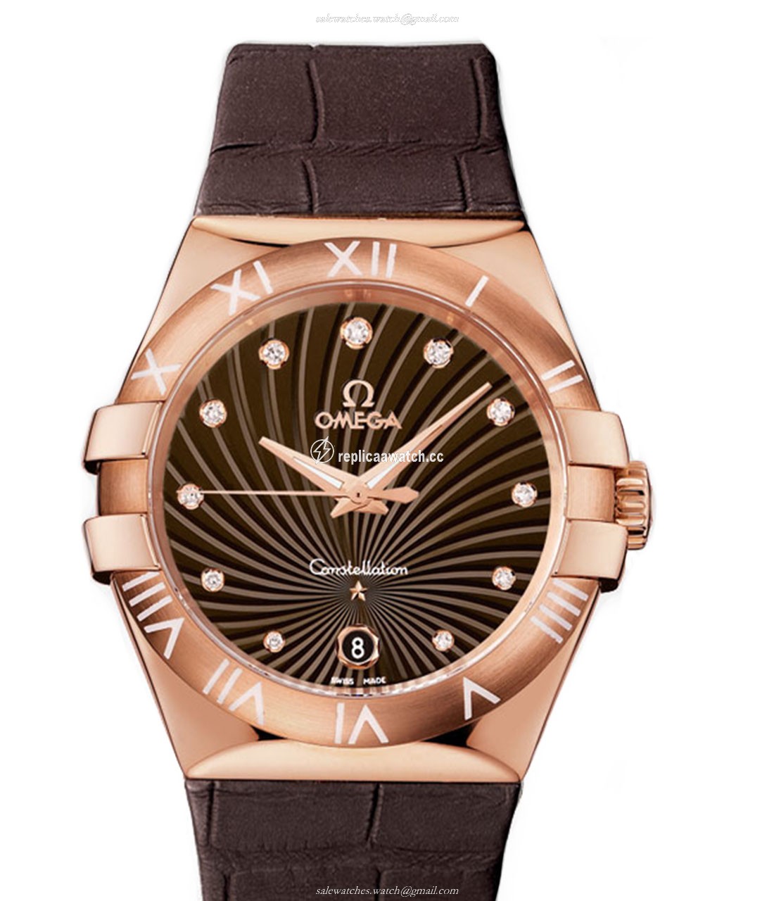 123.53.35.60.63.001 Omega Constellation Ladies Quartz 35 MM