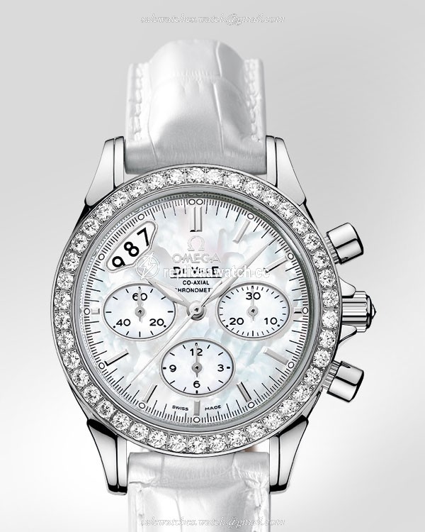422.18.35.50.05.002 Omega De Ville Ladies Co-Axial Chronograph 35 MM