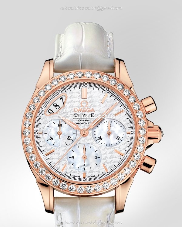 422.58.35.50.05.001 Omega De Ville Ladies Co-Axial Chronograph 35 MM