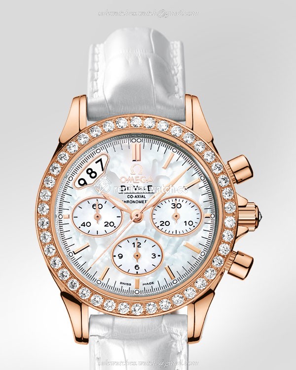 422.58.35.50.05.002 Omega De Ville Ladies Co-Axial Chronograph 35 MM