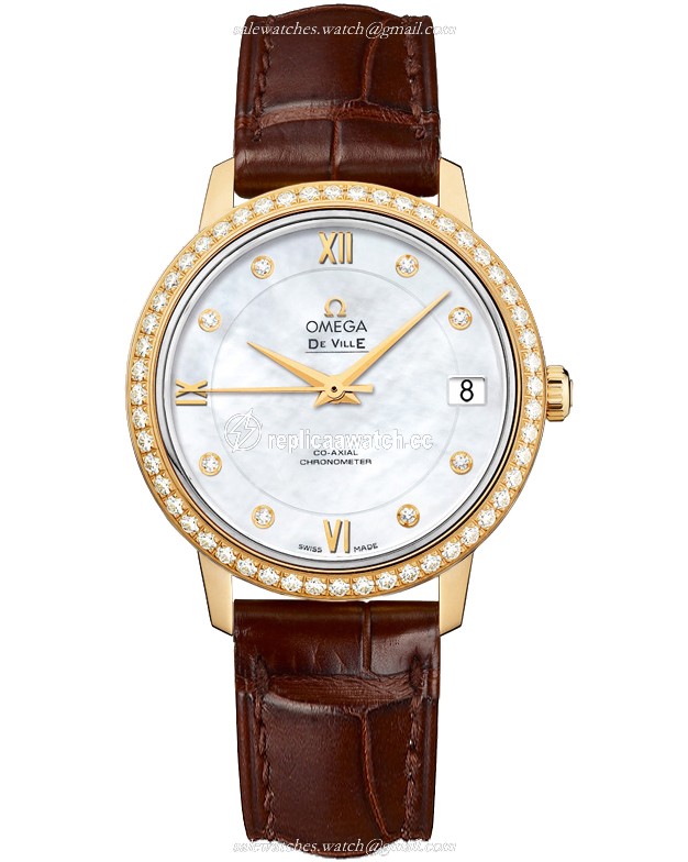 424.58.33.20.55.002 Omega De Ville Ladies Prestige Co-Axial 32.7 MM