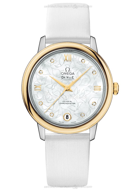 424.22.33.20.55.002 Omega De Ville Ladies Prestige Butterfly Co-Axial 32.7 MM