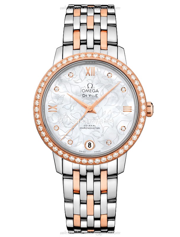 424.25.33.20.55.003 Omega De Ville Ladies Prestige Butterfly Co-Axial 32.7 MM
