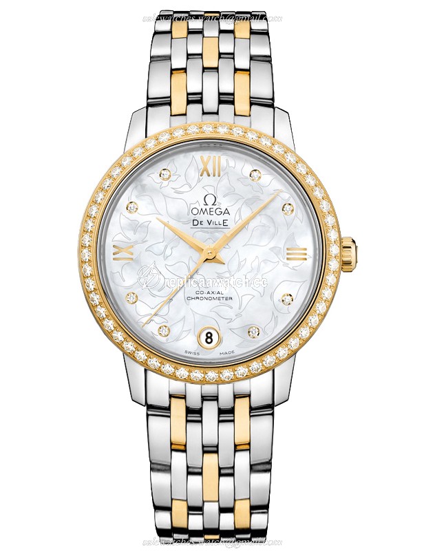 424.25.33.20.55.004 Omega De Ville Ladies Prestige Butterfly Co-Axial 32.7 MM