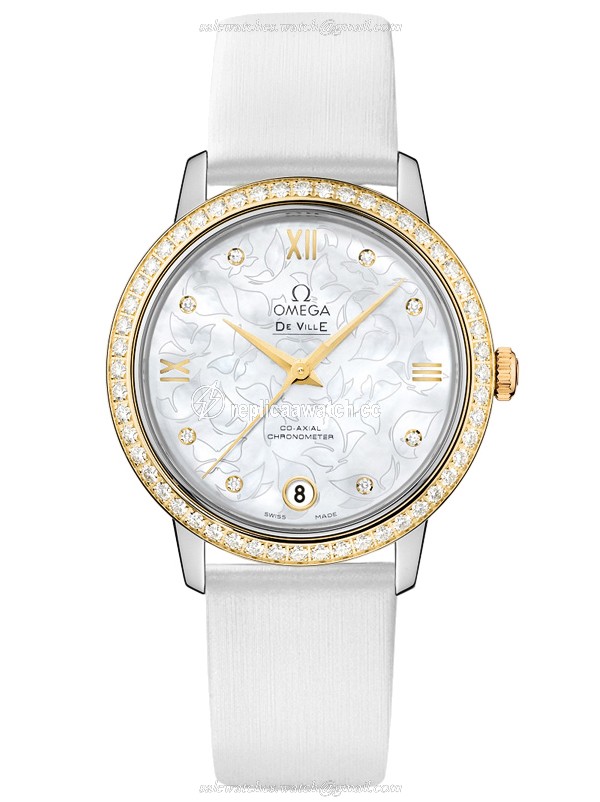 424.27.33.20.55.002 Omega De Ville Ladies Prestige Butterfly Co-Axial 32.7 MM