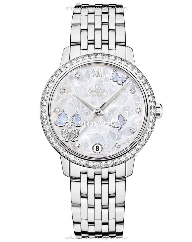 424.55.33.20.55.003 Omega De Ville Ladies Prestige Butterfly Co-Axial 32.7 MM