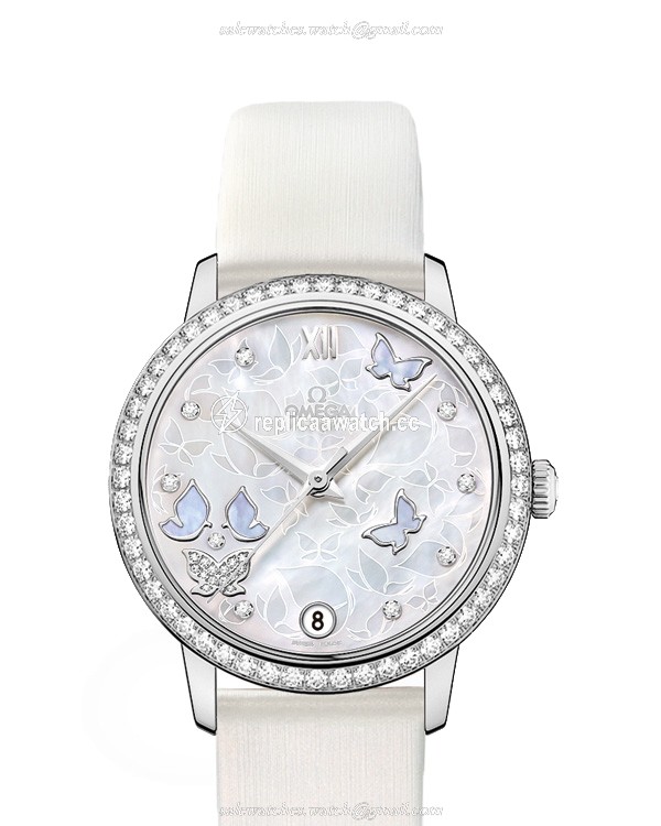 424.57.33.20.55.001 Omega De Ville Ladies Prestige Butterfly Co-Axial 32.7 MM