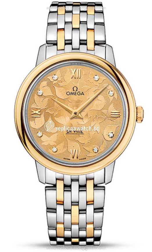 424.20.27.60.58.002 Omega De Ville Ladies Prestige Butterfly Quartz 27.4 MM