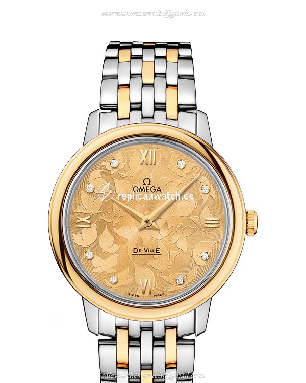 424.20.33.60.58.001 Omega De Ville Ladies Prestige Butterfly Quartz 32.7 MM