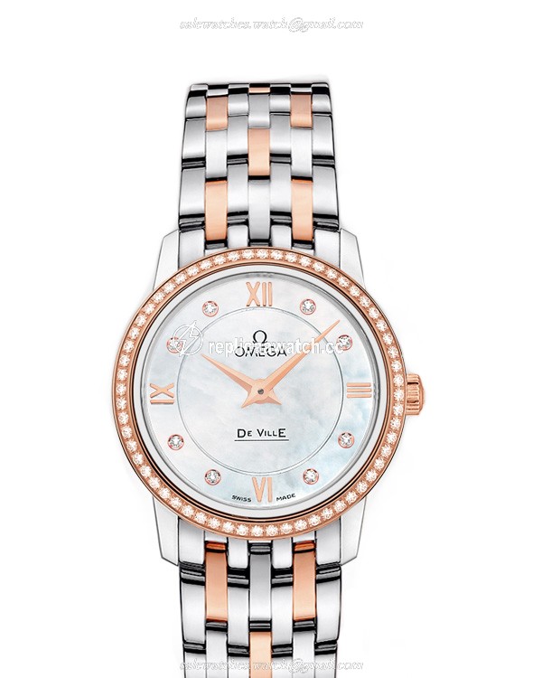 424.25.27.60.55.002 Omega De Ville Ladies Prestige Quartz 27.4 MM