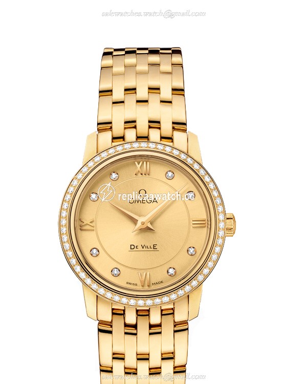 424.55.27.60.58.001 Omega De Ville Ladies Prestige Quartz 27.4 MM