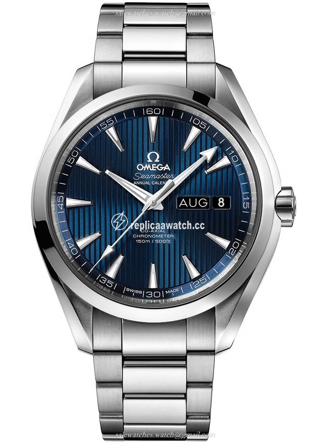 231.10.43.22.03.002 Omega Seamaster Aqua Terra 150 M Omega Co-Axial Annual Calendar 43 MM