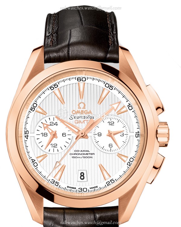 231.53.43.52.02.001 Omega Seamaster Aqua Terra 150 M Omega Co-Axial GMT Chronograph 43 MM