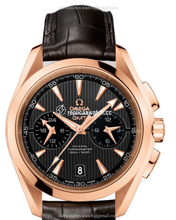 231.53.43.52.06.001 Omega Seamaster Aqua Terra 150 M Omega Co-Axial GMT Chronograph 43 MM