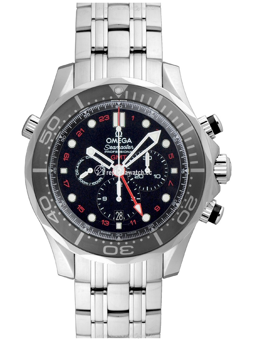 212.30.44.52.01.001 Omega Seamaster Diver 300 M Co-Axial GMT Chronograph 44 MM