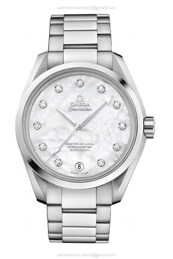 231.10.39.21.55.002 Omega Seamaster Ladies - Aqua Terra 150 M Omega Master Co-Axial Ladies 38.5 MM