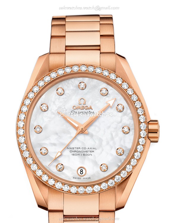 231.55.39.21.55.001 Omega Seamaster Ladies - Aqua Terra 150 M Omega Master Co-Axial Ladies 38.5 MM