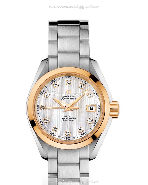 231.20.30.20.55.004 Omega Seamaster Ladies Aqua Terra 150 M Omega Co-Axial 30 MM