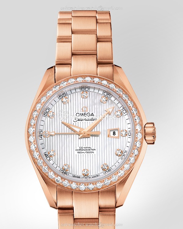 231.55.34.20.55.002 Omega Seamaster Ladies Aqua Terra 150 M Omega Co-Axial 34 MM