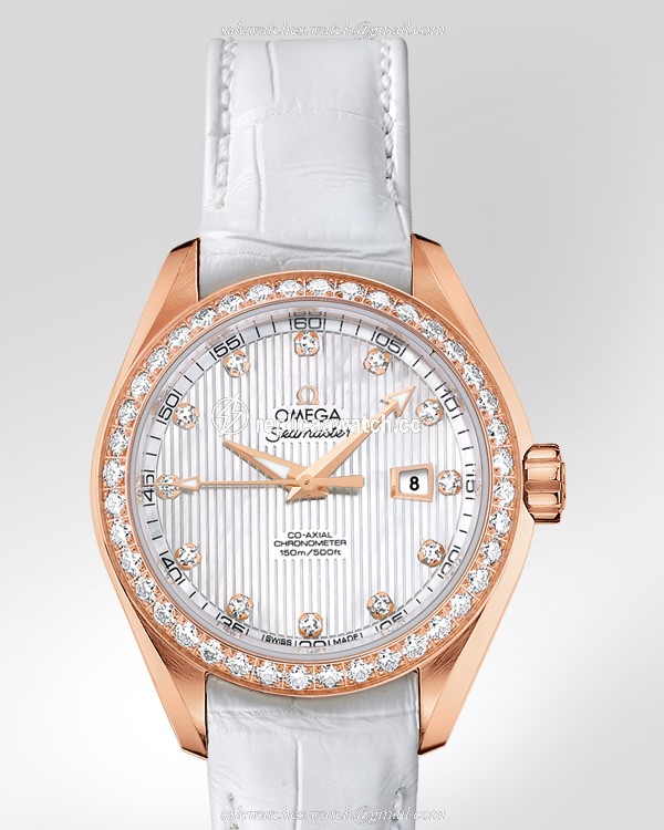 231.58.34.20.55.002 Omega Seamaster Ladies Aqua Terra 150 M Omega Co-Axial 34 MM