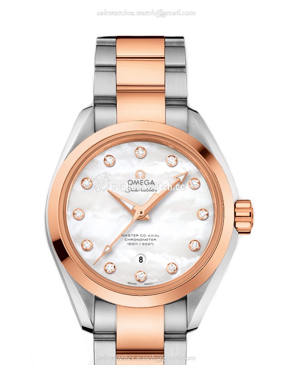 231.20.34.20.55.001 Omega Seamaster Ladies Aqua Terra 150 M Omega Master Co-Axial 34 MM