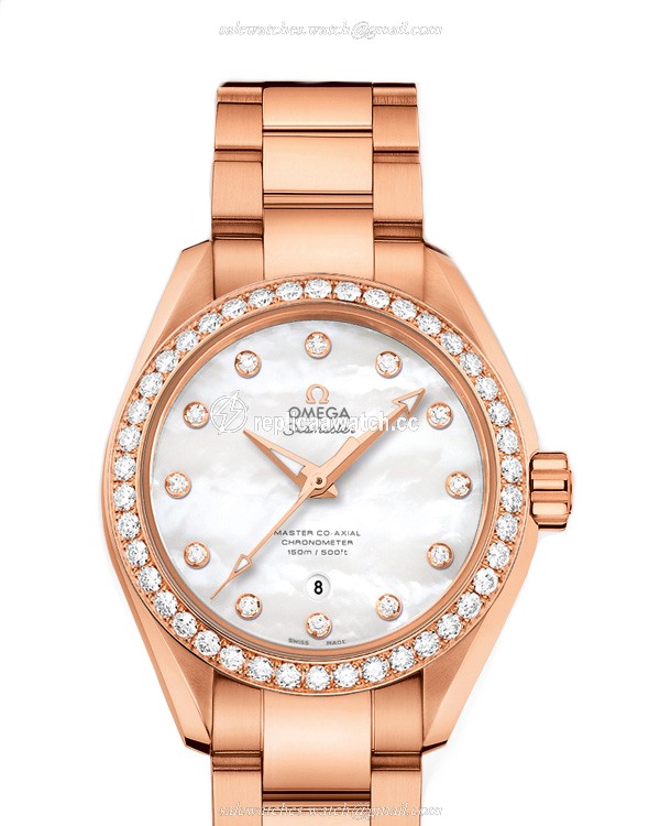 231.55.34.20.55.003 Omega Seamaster Ladies Aqua Terra 150 M Omega Master Co-Axial 34 MM