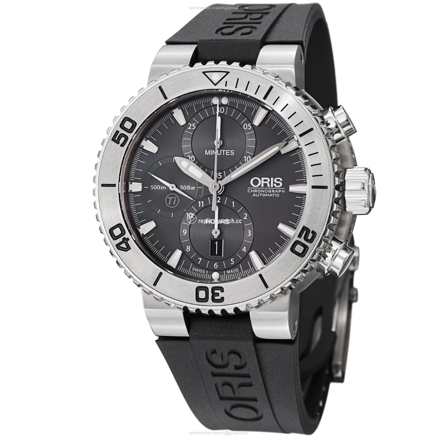 01 674 7655 7253-07 4 26 34TEB Oris Aquis Titan Chronograph