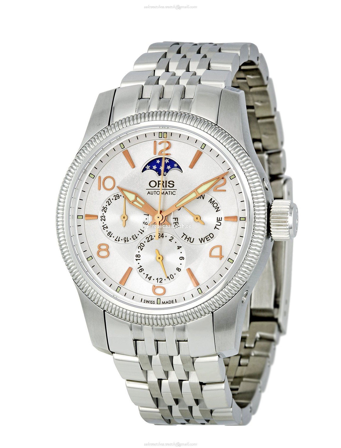 01 581 7627 4061-07 8 20 76 Oris Aviation Big Crown Complication