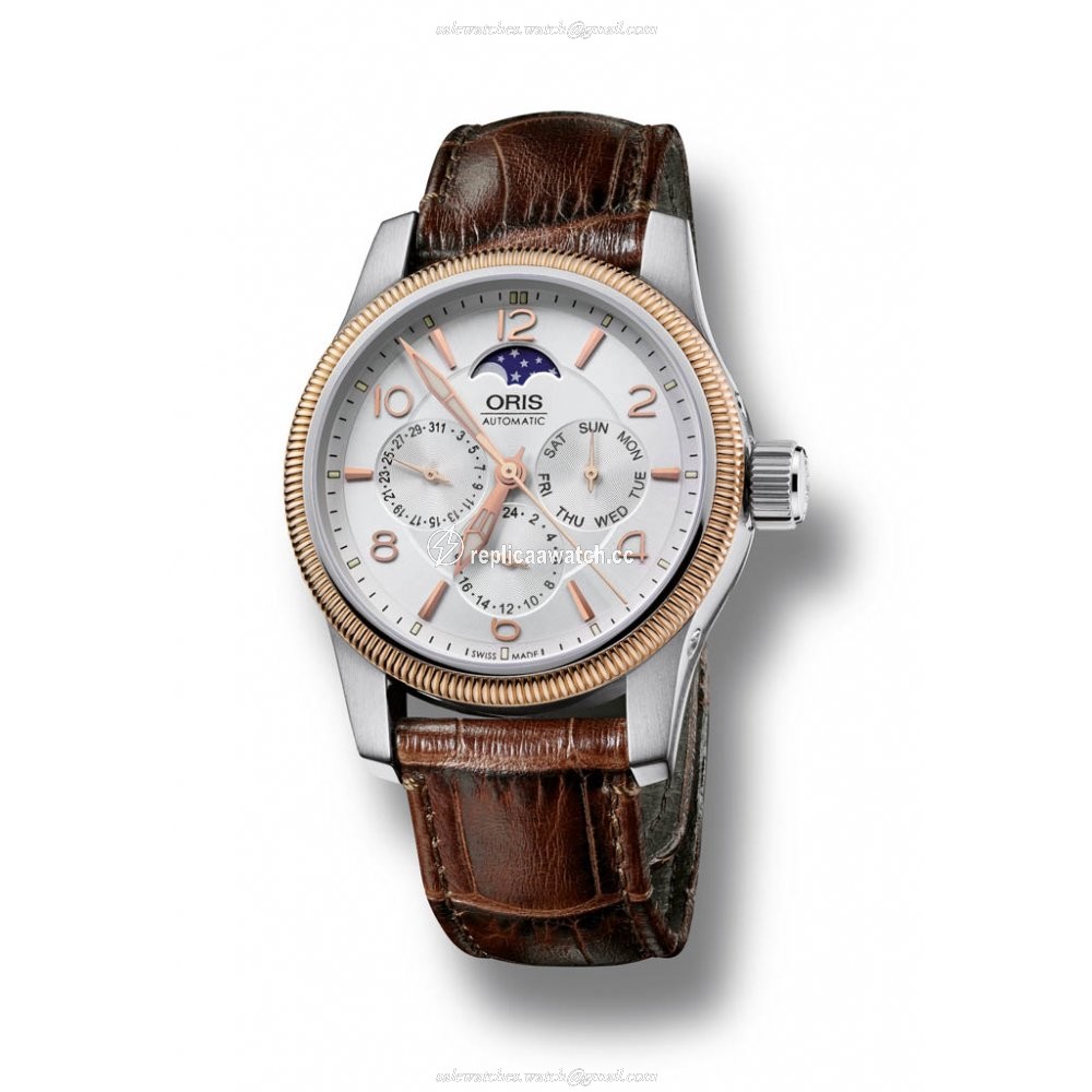 01 581 7627 4361-07 5 20 77FC Oris Aviation Big Crown Complication