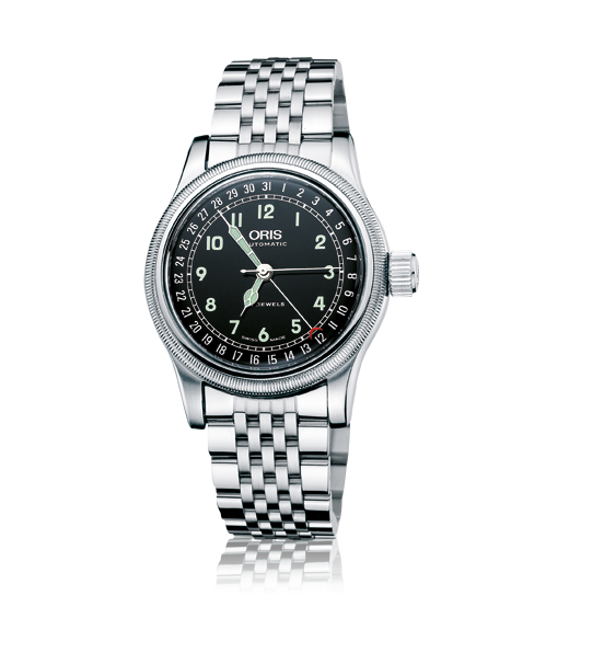 01 754 7696 4064-07 8 20 30 Oris Aviation Big Crown Original Pointer Date