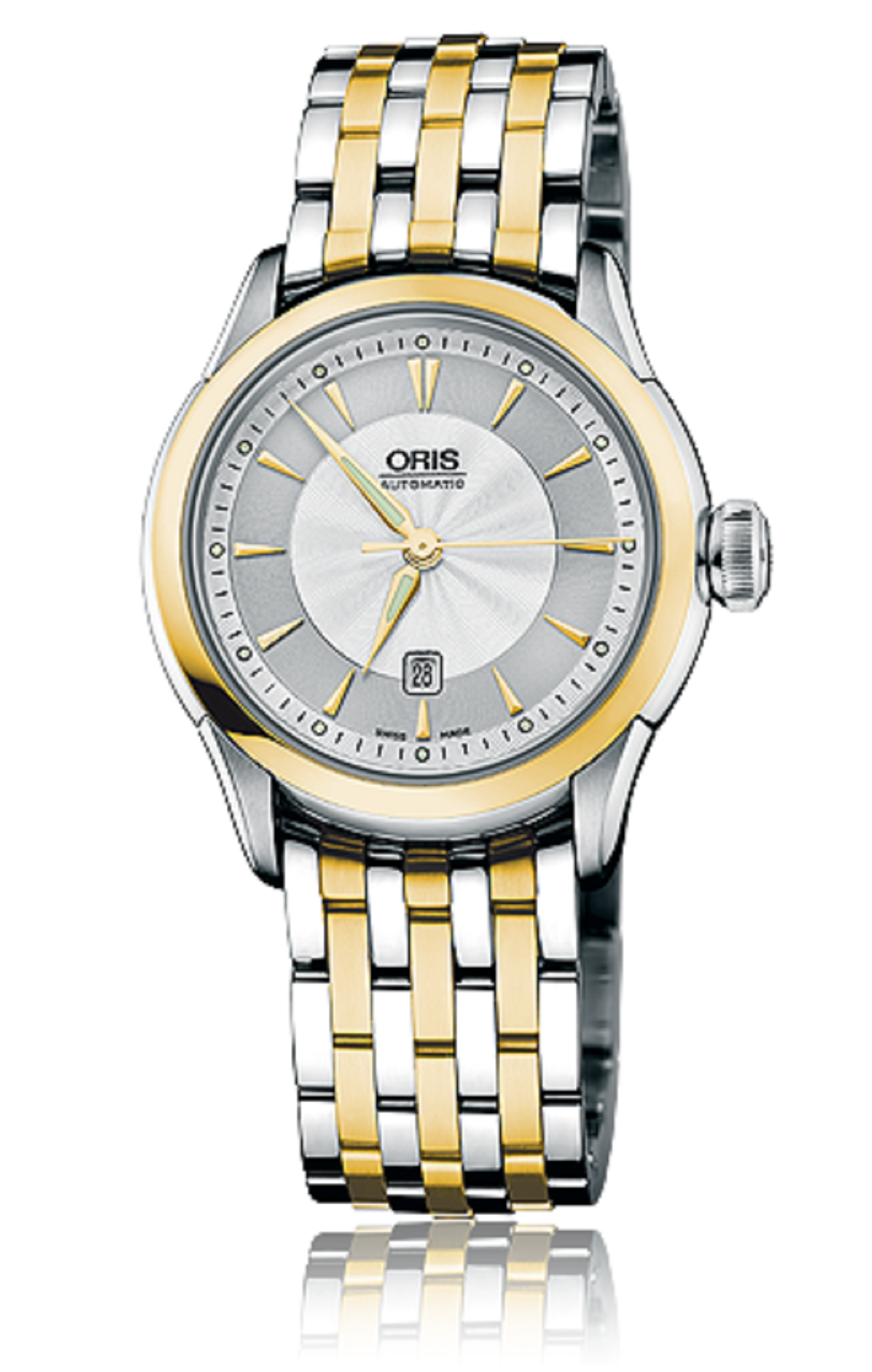 01 561 7604 4351-07 8 16 74 Oris Culture Ladies Artelier Date