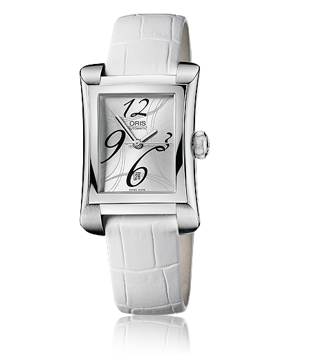 01 561 7620 4061-07 5 16 73 Oris Culture Ladies Rectangular Date 2008