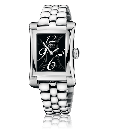 01 561 7620 4064-07 8 16 75 Oris Culture Ladies Rectangular Date 2008