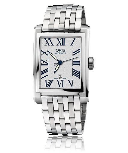01 561 7657 4071-07 8 21 82 Oris Culture Rectangular Date