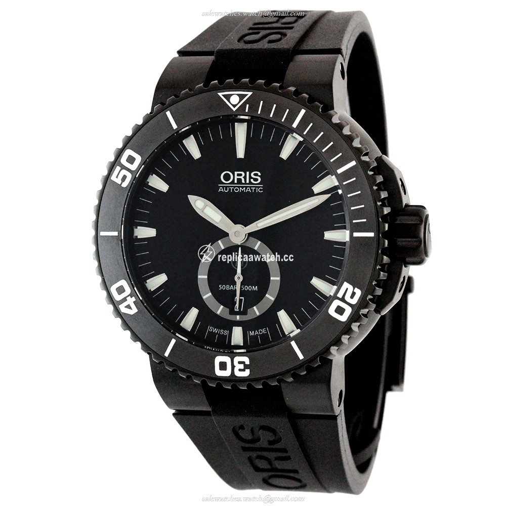 01 739 7674 7754-07 4 26 34BTE Oris Diving Oris Aquis Titan Small Second, Date