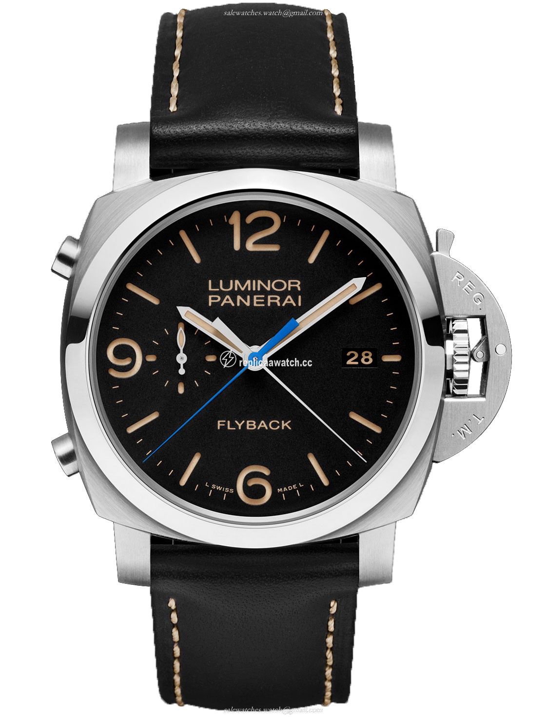 PAM00524 Panerai Luminor 1950 3 Days Chrono Flyback Automatic Acciaio