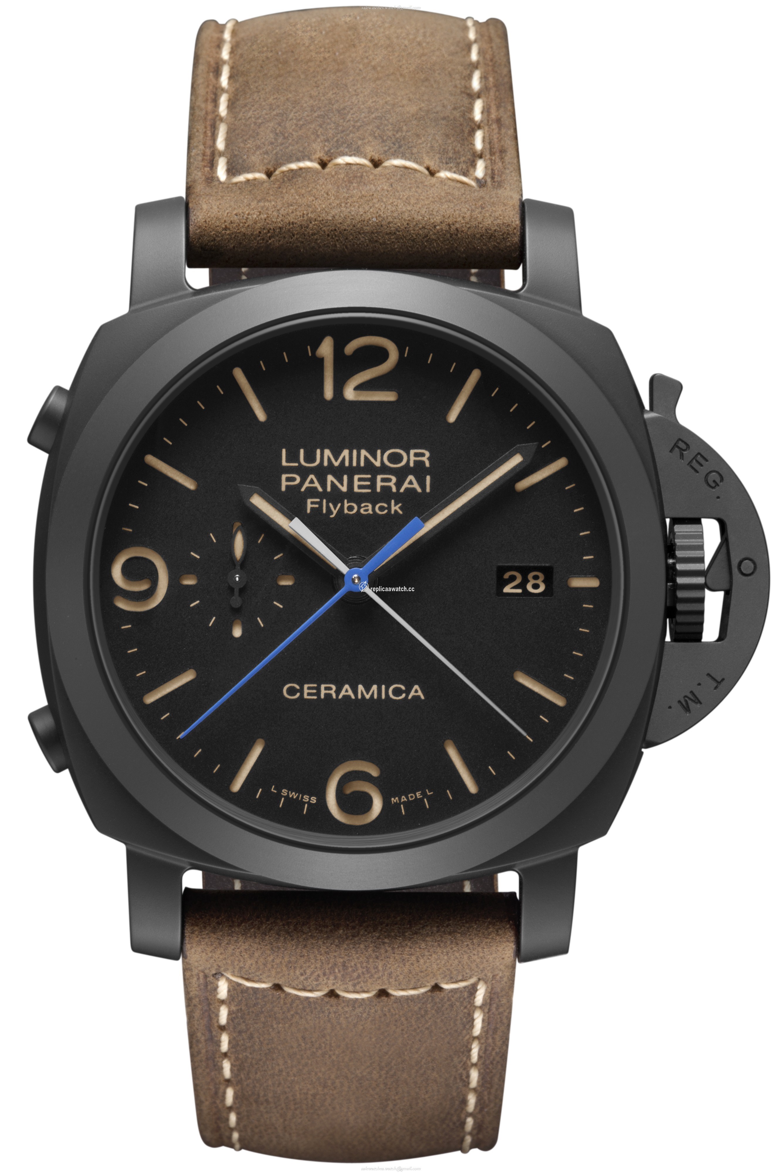 PAM00580 Panerai Luminor 1950 3 Days Chrono Flyback Automatic Ceramica