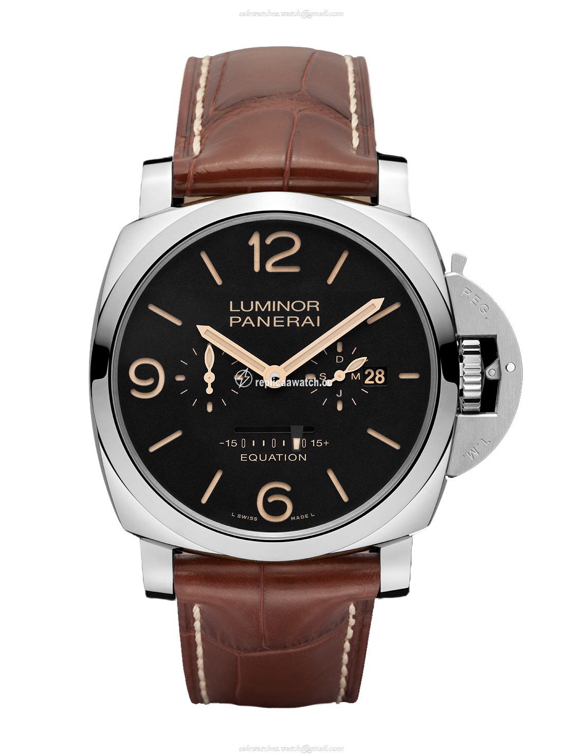 PAM00601 Panerai Luminor 1950 Equation of Time 8 Days Acciaio