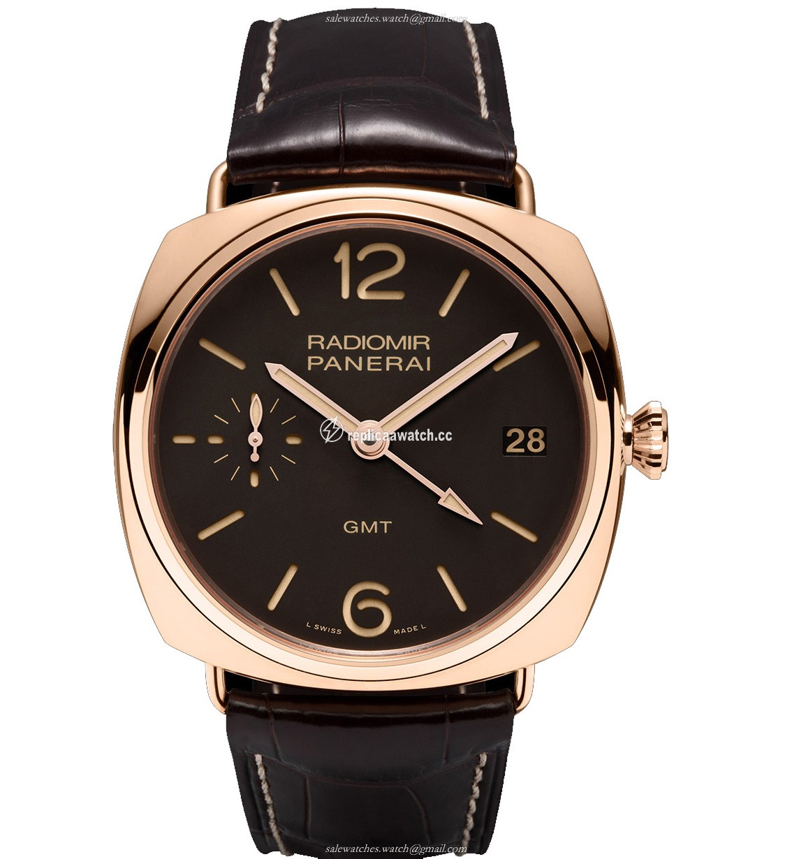 PAM00421 Panerai Radiomir 3 Days GMT Oro Rosso