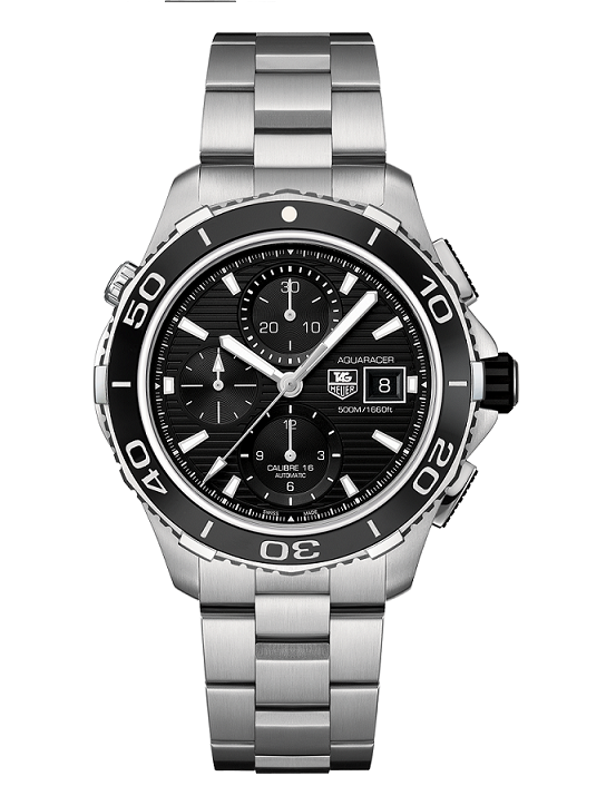 CAK2110.BA0833 TAG Heuer Aquaracer 500m Calibre 16 Automatic Chronograph 43 mm
