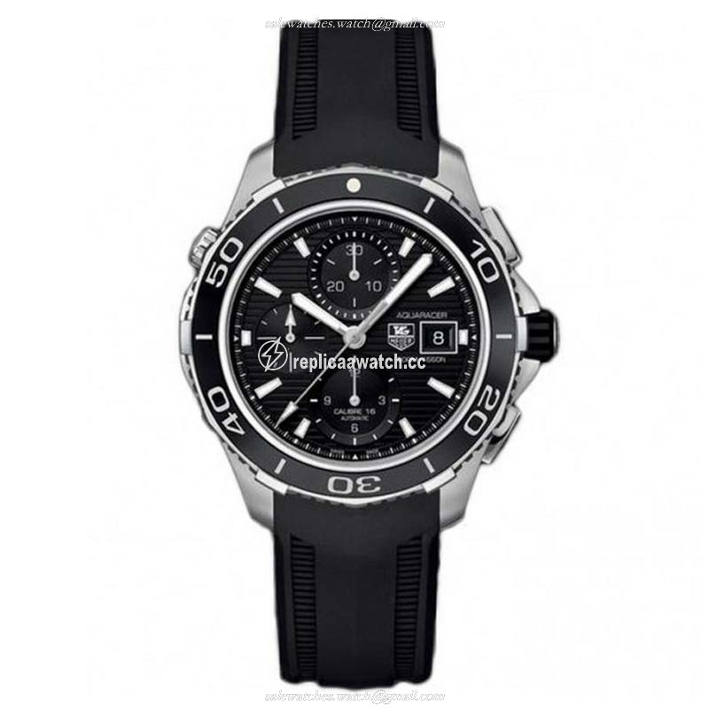CAK2110.FT8019 TAG Heuer Aquaracer 500m Calibre 16 Automatic Chronograph 43 mm