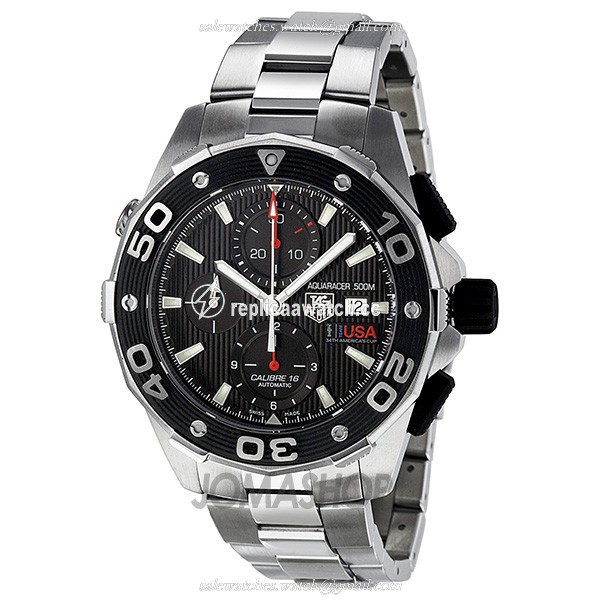 CAJ2112.BA0872 TAG Heuer Aquaracer 500m Calibre 16 Automatic Chronograph 44 mm Limited Edition Team USA