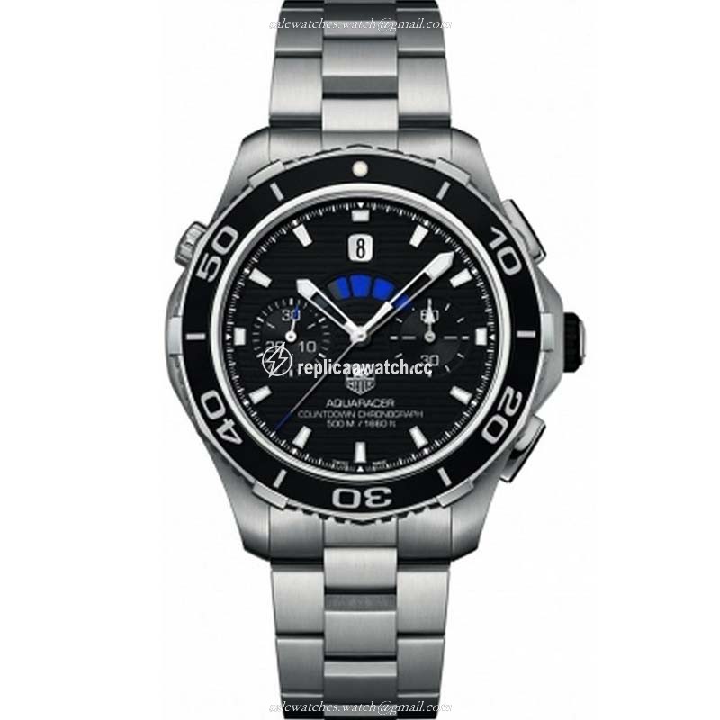 CAK211A.BA0833 TAG Heuer Aquaracer 500m Calibre 72 Countdown Automatic Chronograph 43 mm