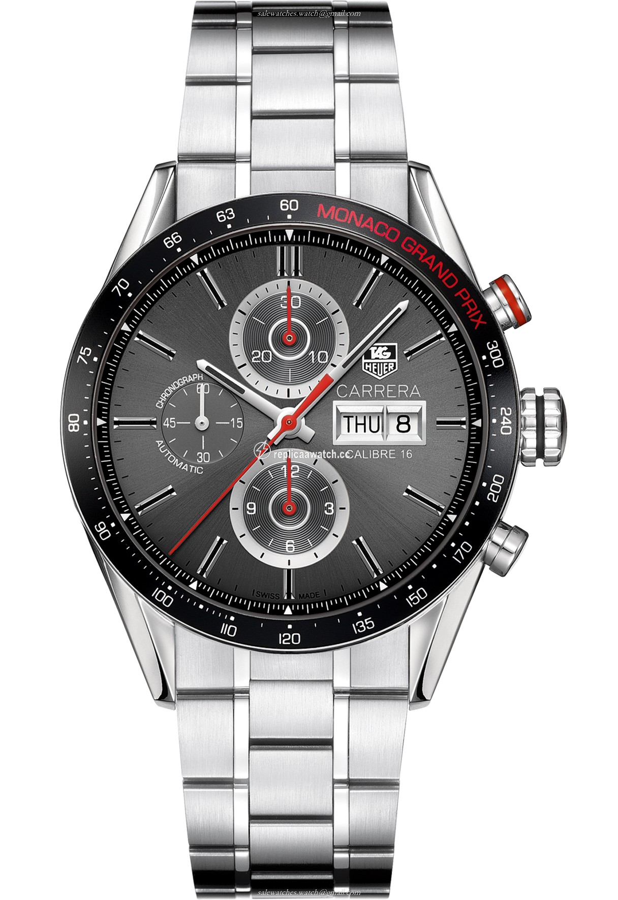 CV2A1M.BA0796 TAG Heuer Carrera Day Date Automatic Chronograph Monaco Grand Prix