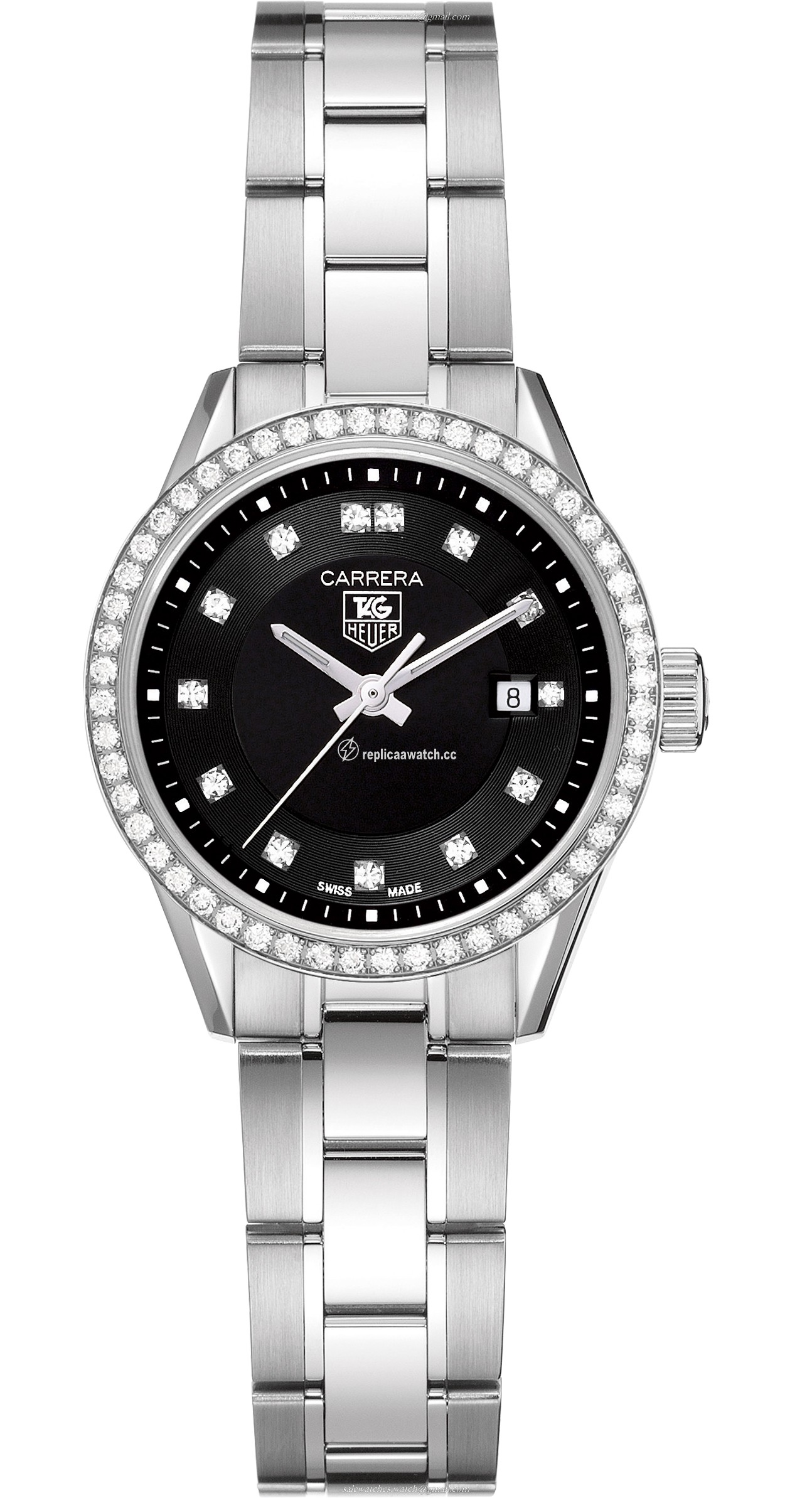 WV1412.BA0793 TAG Heuer Carrera Diamond dial and bezel