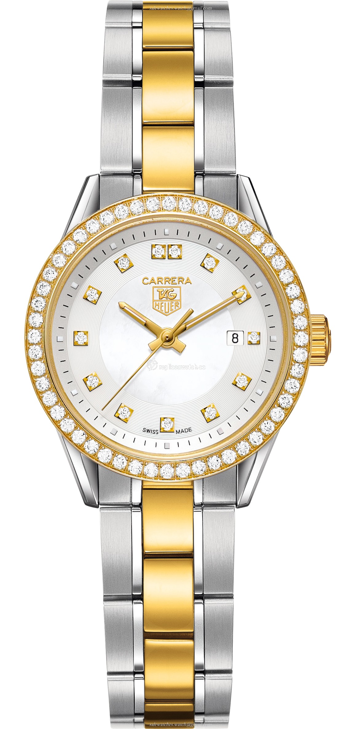 WV1451.BD0797 TAG Heuer Carrera Diamond Dial And Bezel
