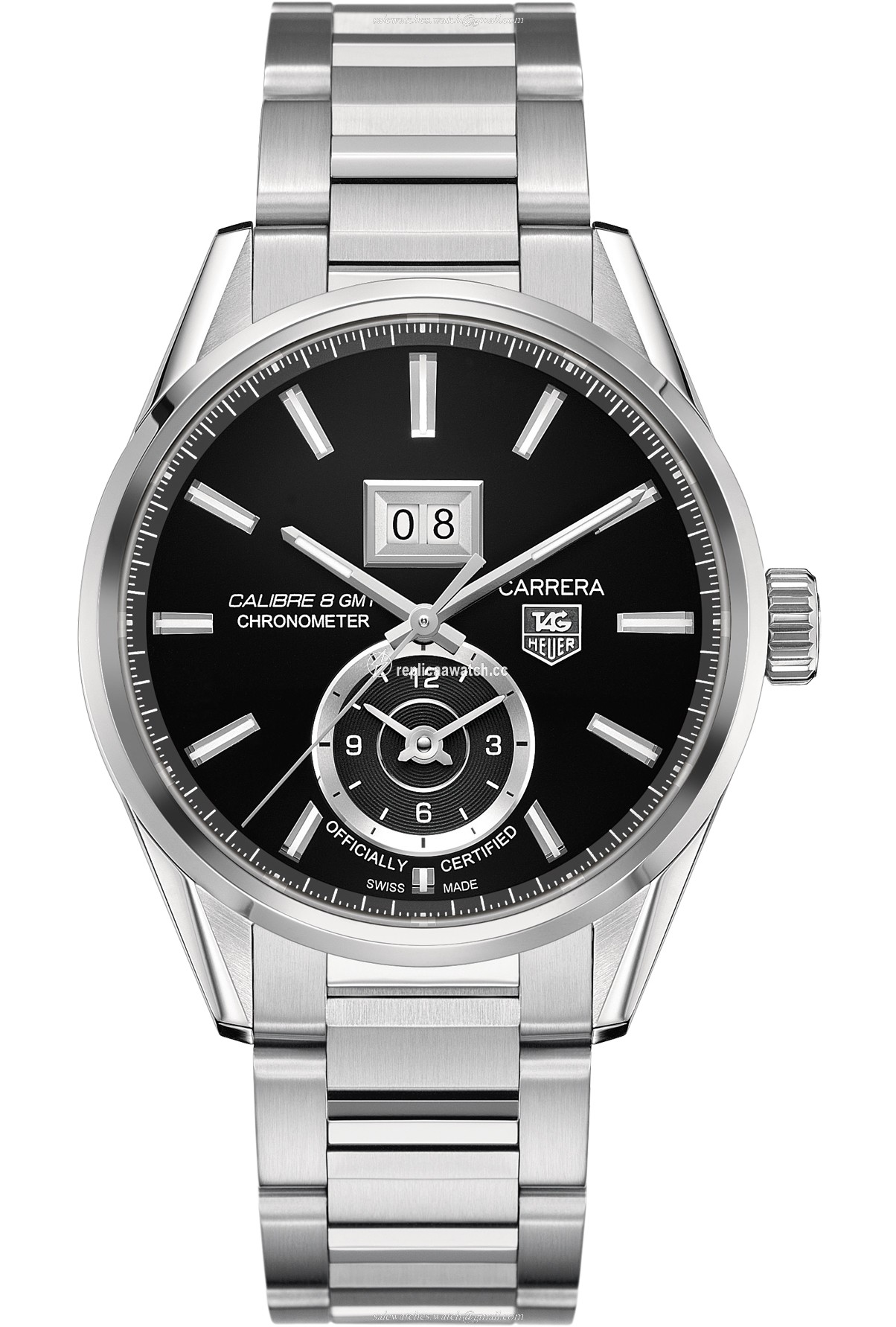 WAR5010.BA0723 TAG Heuer Carrera GMT and Grande Date Automatic