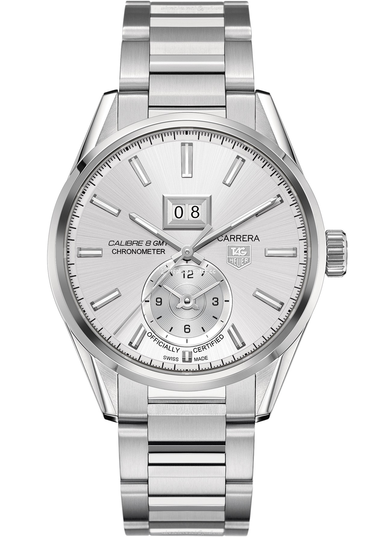 WAR5011.BA0723 TAG Heuer Carrera GMT and Grande Date Automatic